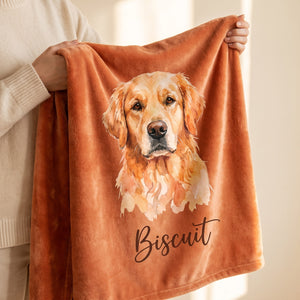 Custom Pet Photo Blanket