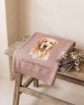 Pet memorial blanket gift for loss of a dog or cat