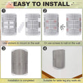 Cat scratcher massager mounted on wall
