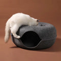 Donut cat bed color options