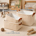Personalized Dog Toy Basket - Charcoal Medium