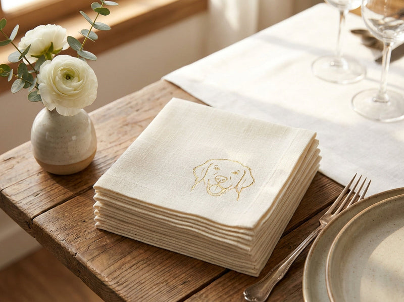 Portrait Cocktail Napkins